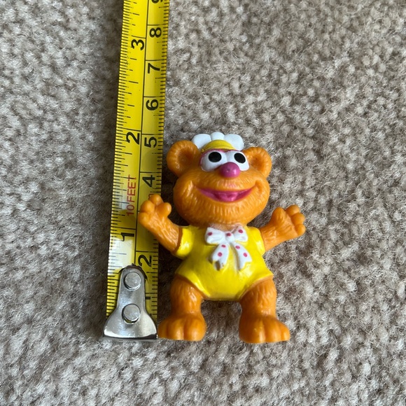 Vintage 1986 Muppet Babies Fozzie Bear Happy Meal Action Figure - Picture 8 of 8